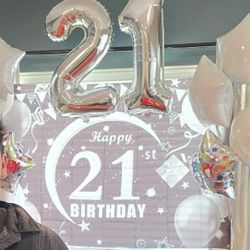 21st Party Decor