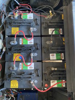 Golf Cart Batteries and Charger