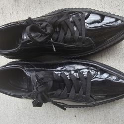 Puma Fenty By Rihanna Pointy Creeper Patent Black Sz7.5