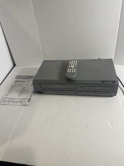 Magnavox MWD2205 DVD VHS VCR Combo w/Remote Control Tested Works