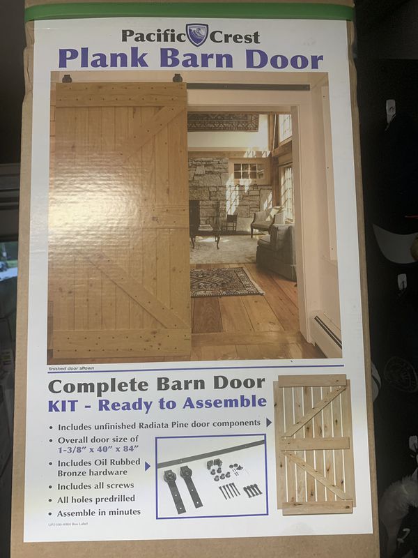 Barn Door Complete Kit Pacific Crest 1 3 8 X 40 X 84 Brand