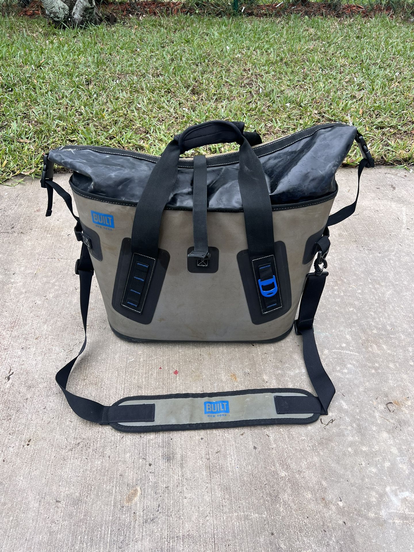 Built portable cooler