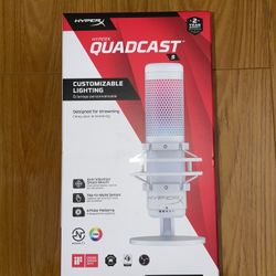 HyperX QuadCast Gaming Microphone White