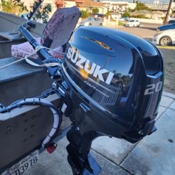 14ft Aluminum Boat W/ 2025 Suzuki 20hp