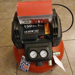 6 Gal. 150 PSI Portable Electric Pancake Air Compressor nuevo sin usar 130