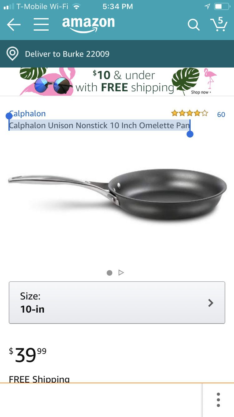Calphalon Unison Nonstick 10 Inch Omelette Pan and kitchen extras Will give extra if still available at the time of purchase Donut maker machine D