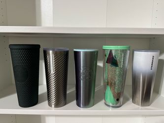 Starbucks Tumblers all 5