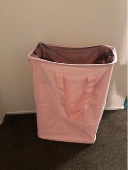 Pink Laundry Basket