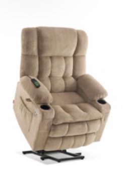 Power Lift Recliner Chair with Massage and Heat for Elderly People, Infinite Position