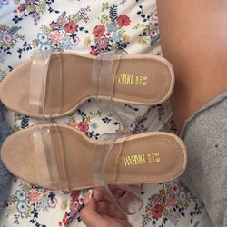 Practically New Clear Heel 
