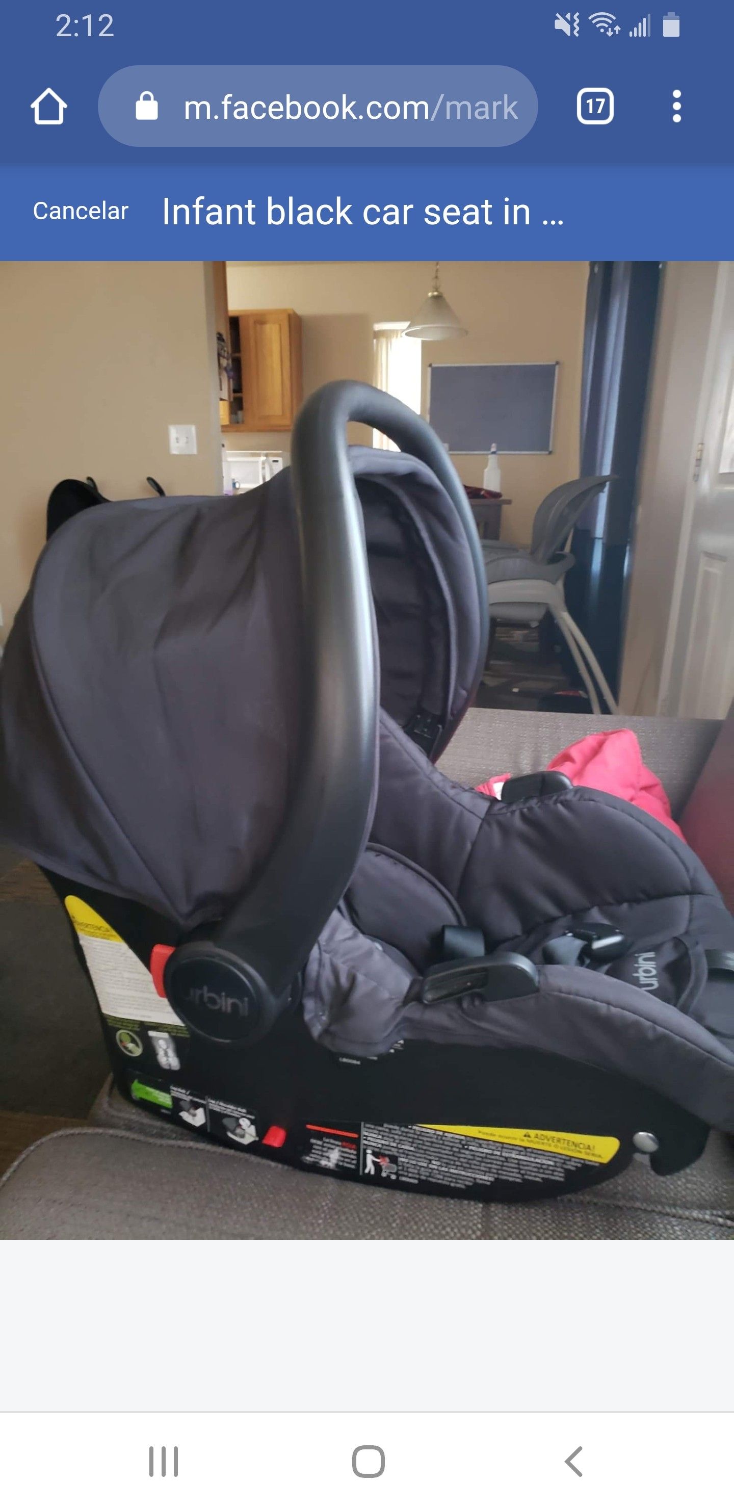 Urbini car seat