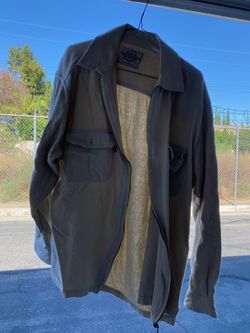 Bullseye Gray Zip-Up Workwear Jacket – Utility Style – $10 OBO
