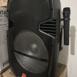 Rechargeable Speaker With Microphone 