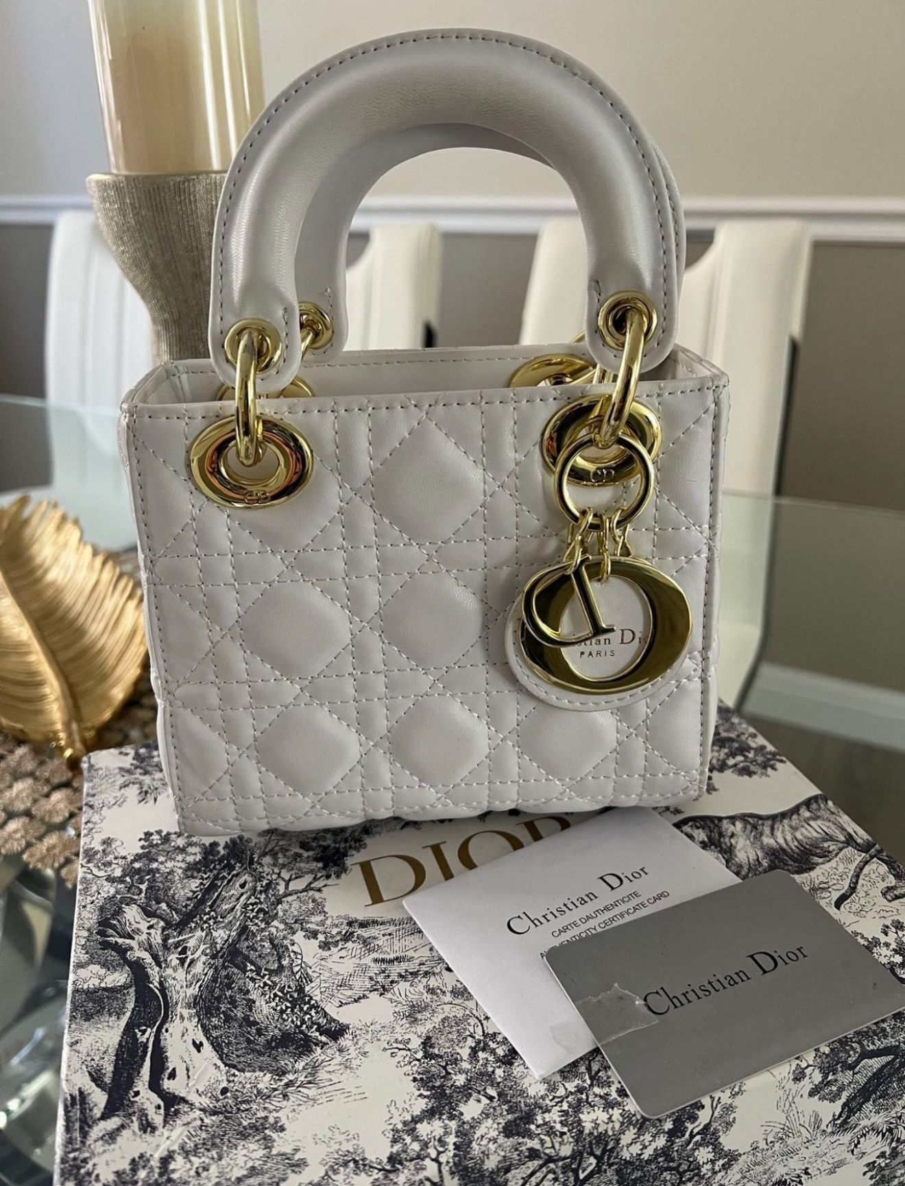 Christian Dior Lady Dior bag.