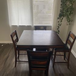 Bar Height Dining Table