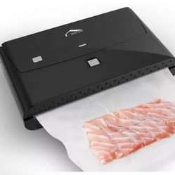 Compact 2-in-1 Vacuum Sealer Fresh Food Saver with 10 Pcs BPA Free Vacuum bags