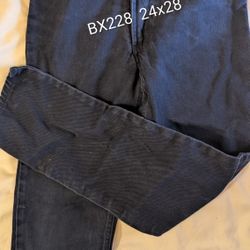 RARE BX228 Womens Jrs Denim Blue Jeans Pants 24x28 Size 0 Or 1 (5 Pockets) East Or West.