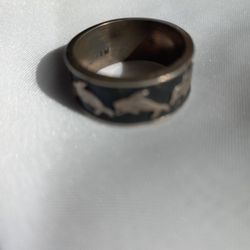 MADE MEXICO  STERLING SILVER  "" DOLPHINS 🐬 RING""