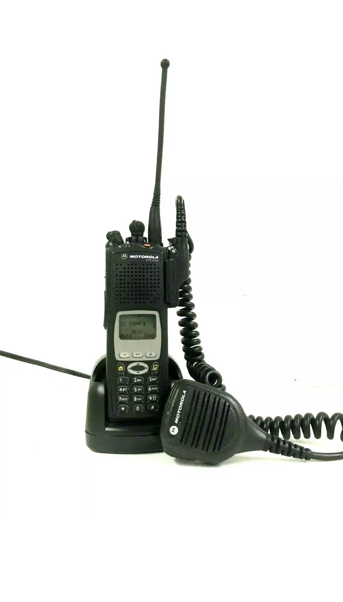 Motorola Astro XTS5000 model III P25 Two Way Police, Fire EMS Radio, 700/800 Mhz, Model H18UCH9PW7AN