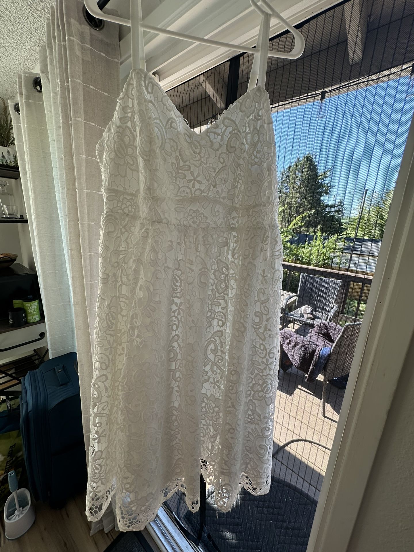 White Lace Dress - Torrid Size 2