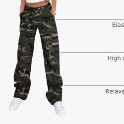 Camo Cargo pants for Women
