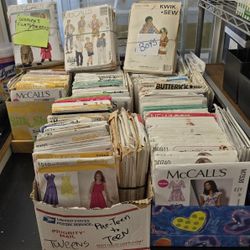 Lot Of 252 Patterns - Old & New. Most Are Uncut
