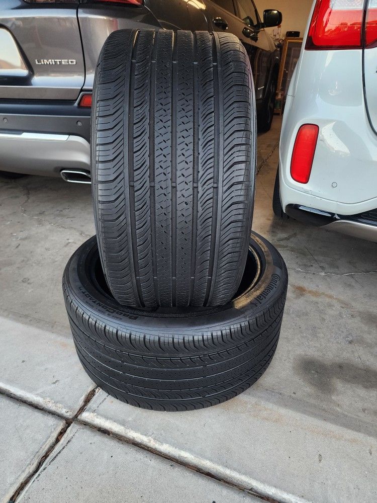 2 Continental ProContact TX 315/35 R21 Tires