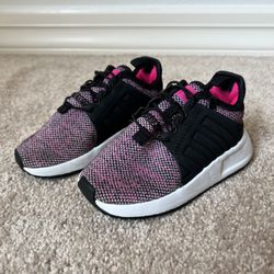 ADIDAS Girl’s Pink and Black Shoe - Size 7