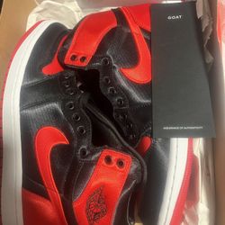 Satin Breds Jordan 1s