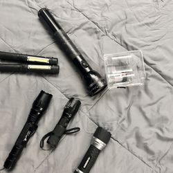 Lot of flashlights