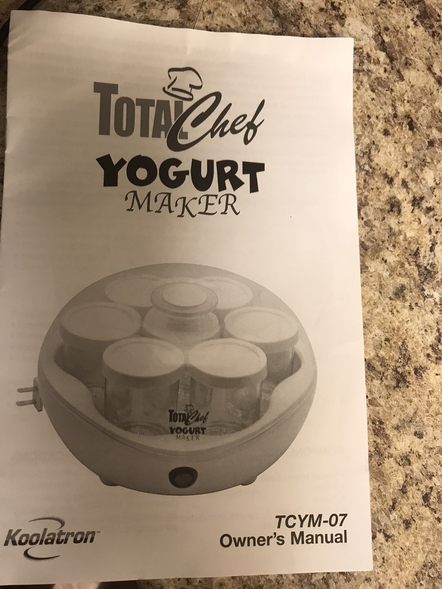 Total chef yogurt maker