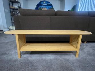 Boho Rattan tv credenza stand/ coffee table