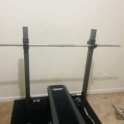 Both Chrome Dumbbell Bar 2”And 5 Ft Weight Bar 1”