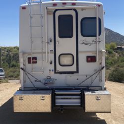 Truck Camper Hitch Extension Steps