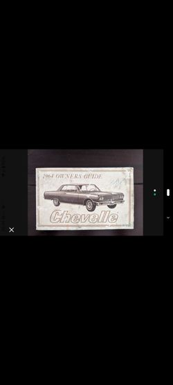 1964 CHEVELLE OWNERS GUIDE