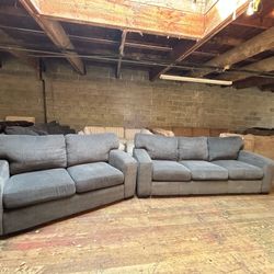 Grey Couch Set “WE DELIVER”