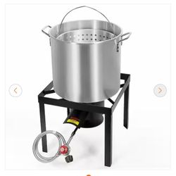 Barton
64 Qt. X-Large Outdoor Aluminum Turkey Deep Fryer Pot and Burner Kit