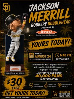 🧢 Jackson Merrill Robbery Bobblehead — $30