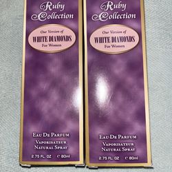 RUBY COLLECTION WHITE DIAMOND PERFUME