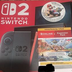 Nintendo Switch 2 Bundle With 1 Year Online 