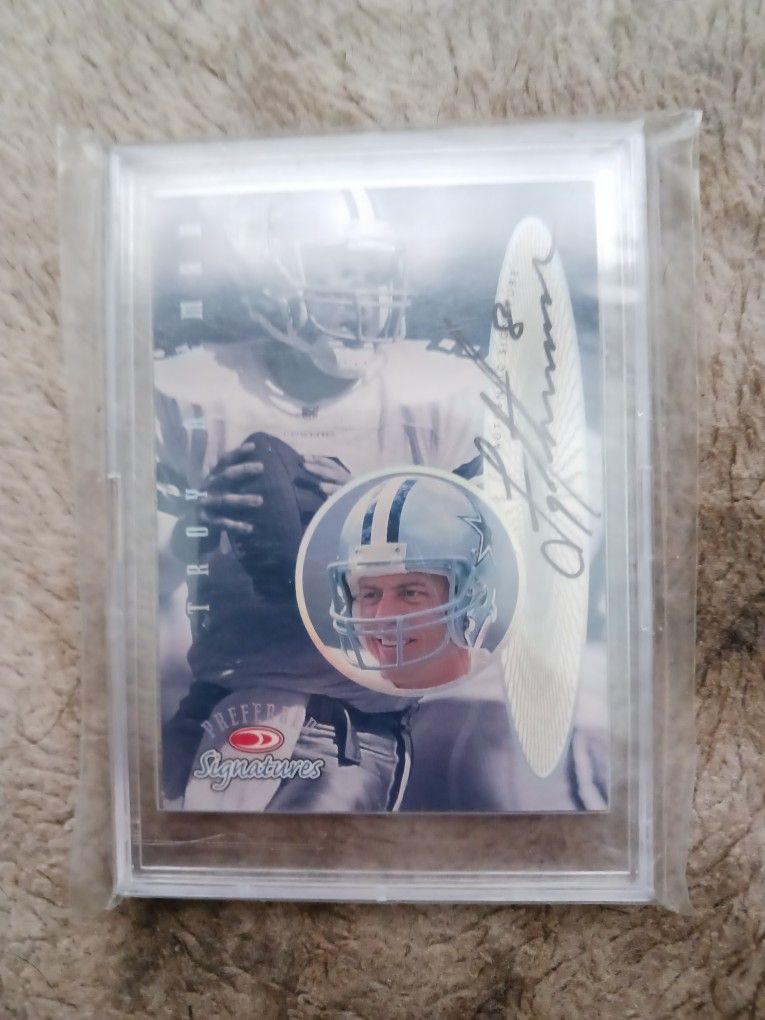 Troy Aikman Auto 