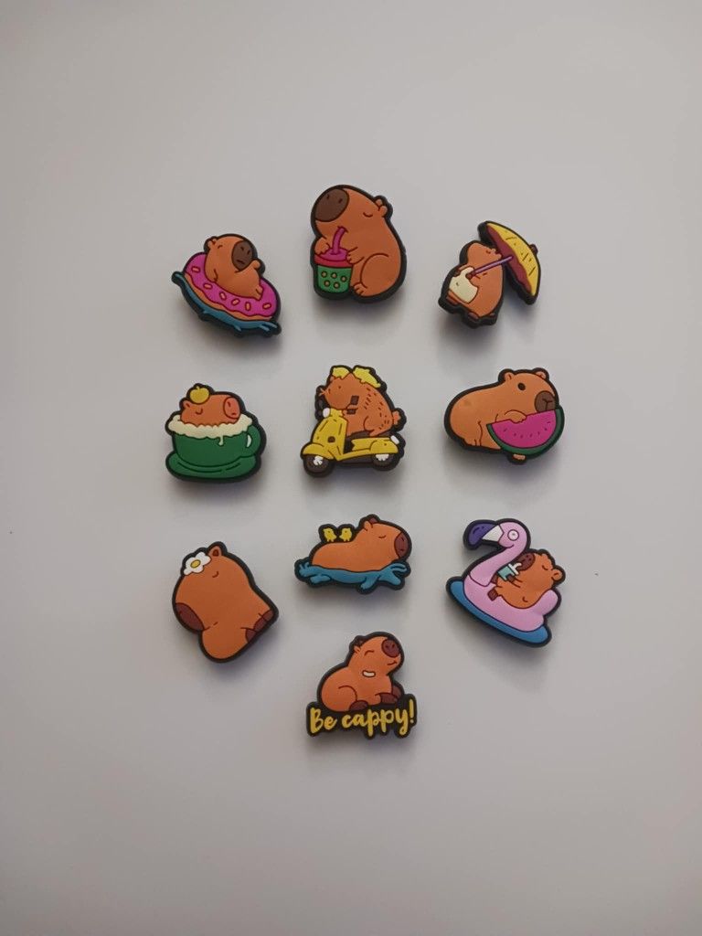 Capybara Croc Charms