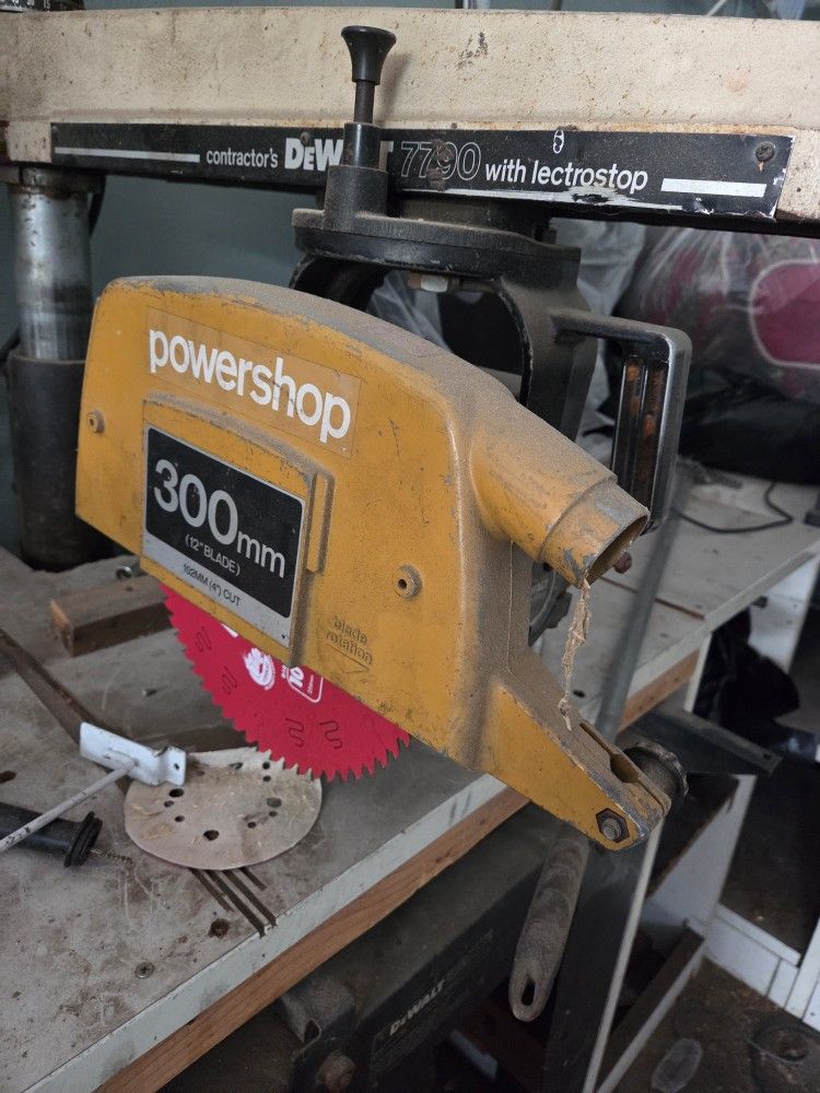 dewalt 7790 radial arm saw