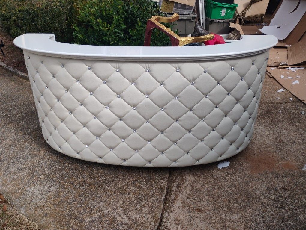 Beautiful White Bar, Or Reception Desk.