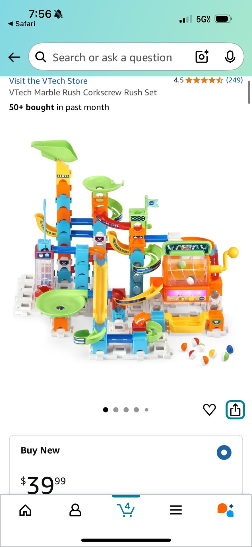 NIB- VTech Marble Rush