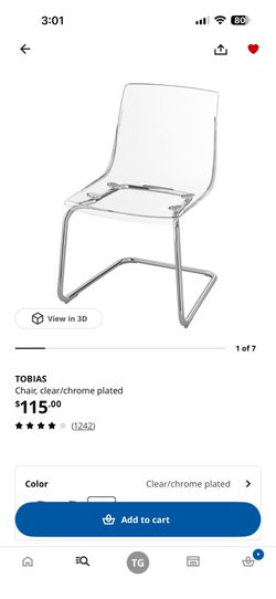 7 Chairs for $30 each