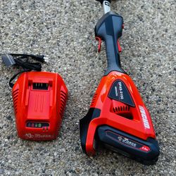 Echo 56V Brushless Cordless Battery Attachment Capable 16 in. String Trimmer w/ Speed-Feed Head and head trimmer 2.5Ah Battery and Charger