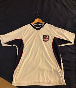 USA Soccer Jersey White V-Neck