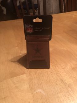Dallas Cowboys leather wallet
