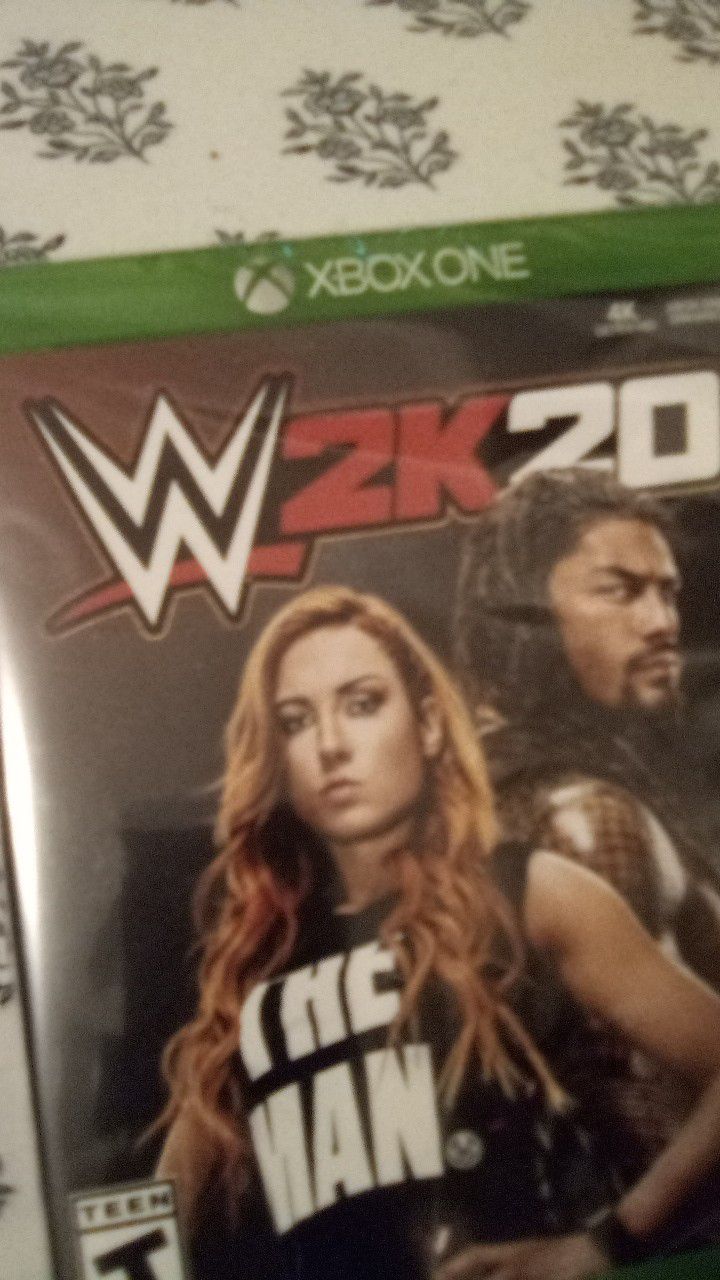WWE 2k20. Xbox one. $40. Call of duty and WWE 2k20 condo for $55